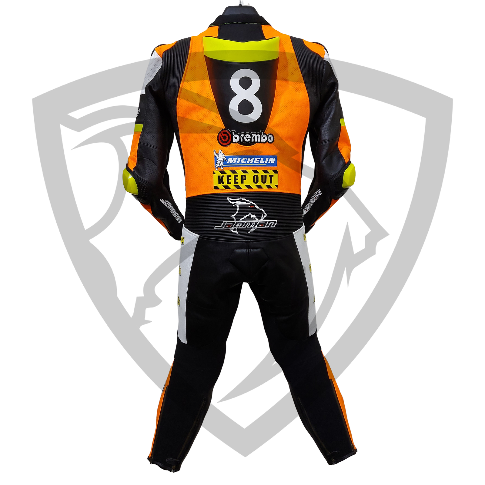 Premium Custom Racing Leather Suit – Red Bull & Adventure Time Edition - Image 2